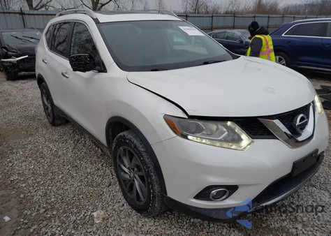 2015 Nissan Rogue Sl z USA, uszkodzony, nr VIN 5N1AT2MV1FC836318